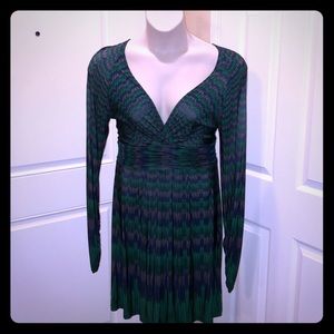 BCBG Green Stretchy Dress